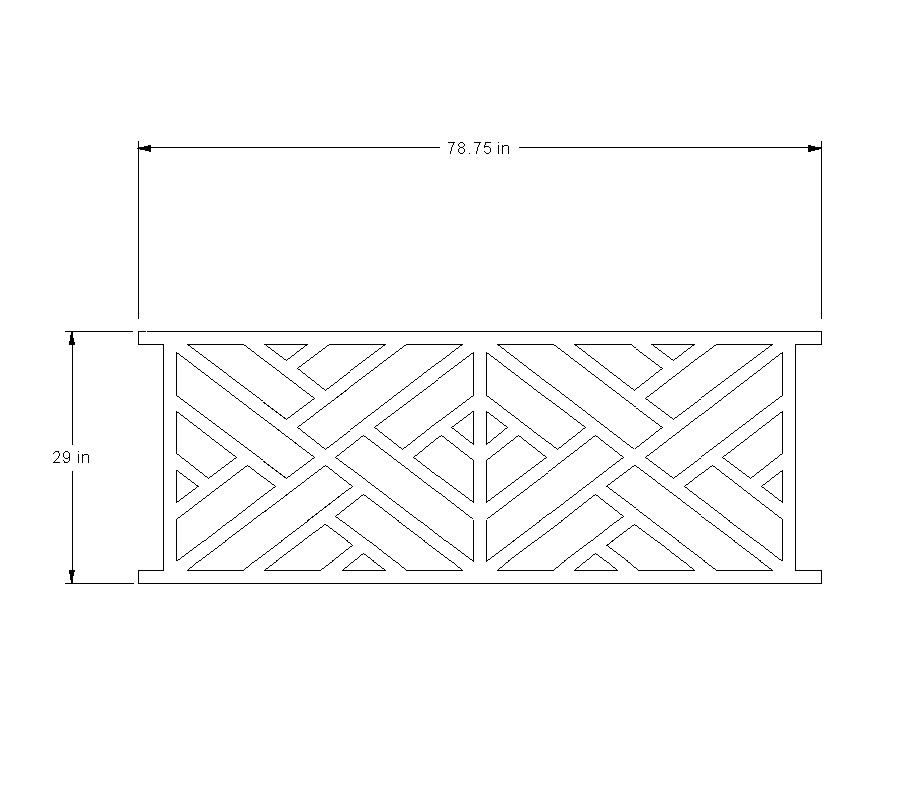 McMullen Custom Chippendale Panel 1