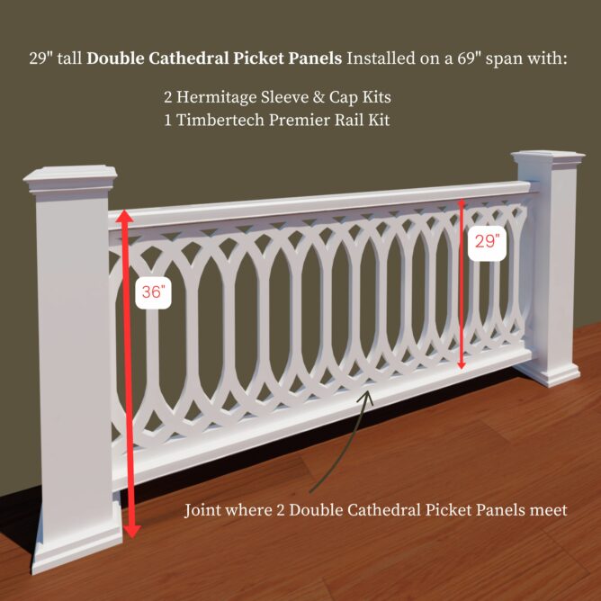 The Double Cathedral Picket Panel - Image 2