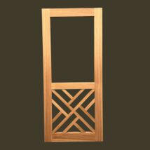 Chippendale Single Screen Door